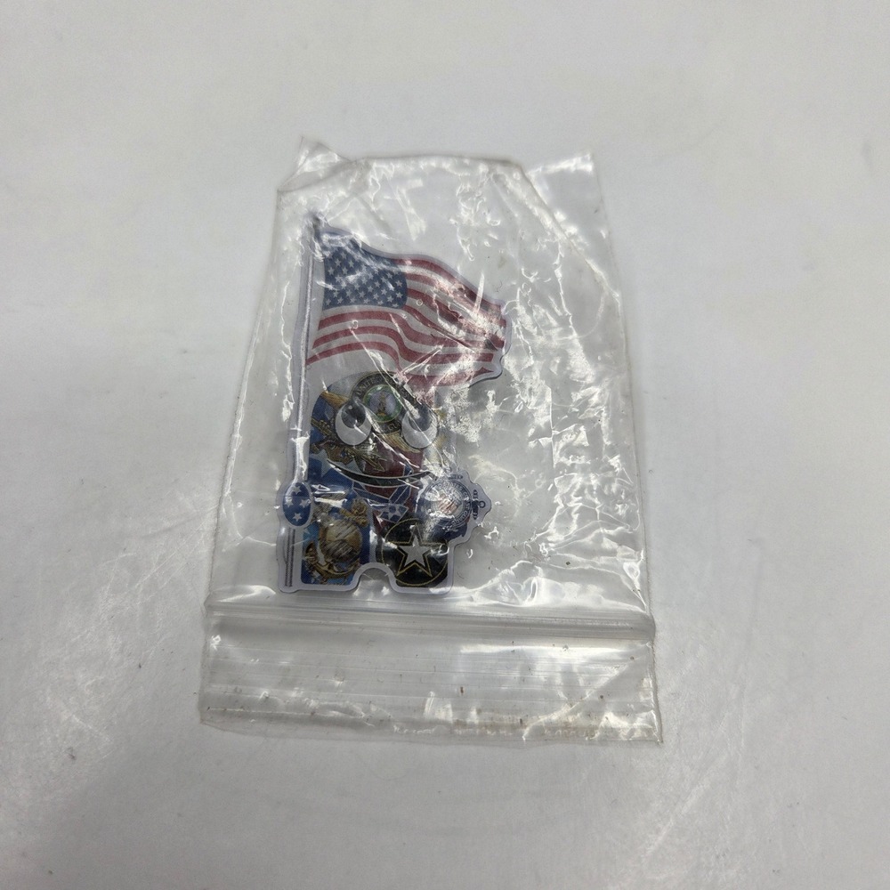Amazon Peccy Pin Military Veterans Day US Flag Armed Forces Multi One Size